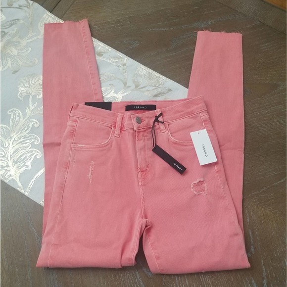J BRAND Maria High Rise Skinny Distressed Jeans - Picture 1 of 8